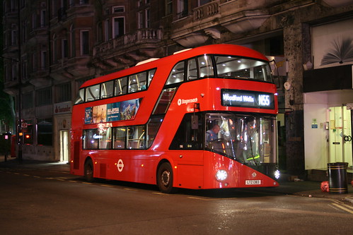 Stagecoach London LT383 on Route N55, Oxford Circus