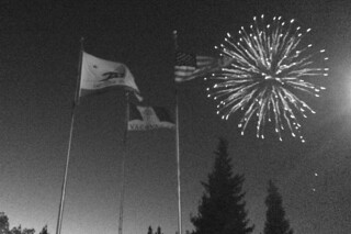 4th of July Vacavile - Fireworks bw by roland luistro, on Flickr