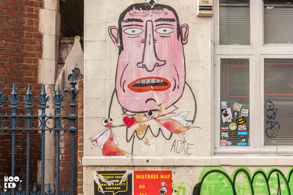 Street Artist Don't Fret hits the Streets of London
