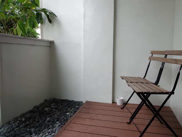 房外都有個小陽台，可以發發呆 @花蓮慢慢旅行民宿