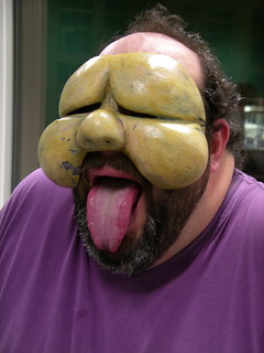 Half mask - 7 | And Paul in the bum face mask. | Phil Gyford | Flickr