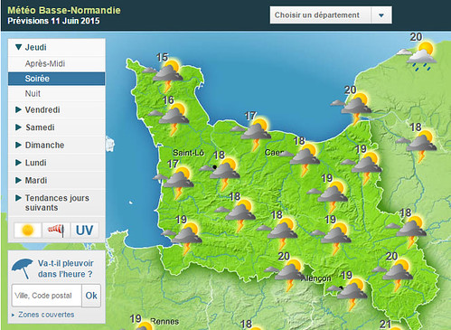 METEO BASSE NORMANDIE par Météo France  Prévisions météo gratuites à 10 jours sur la France  les régions et les départements copie