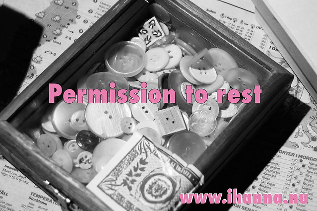 Permission to Rest by iHanna (Copyright Hanna Andersson)