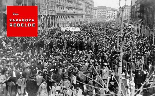 Ruta Zaragoza Rebelde. Imagen de archivo