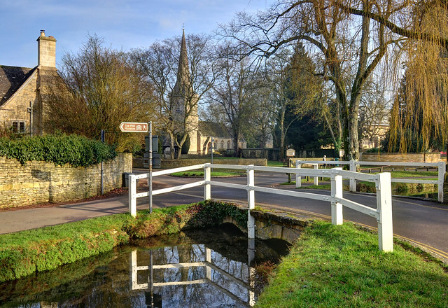 Lower Slaughter, the Cotswolds, Gloucestershire