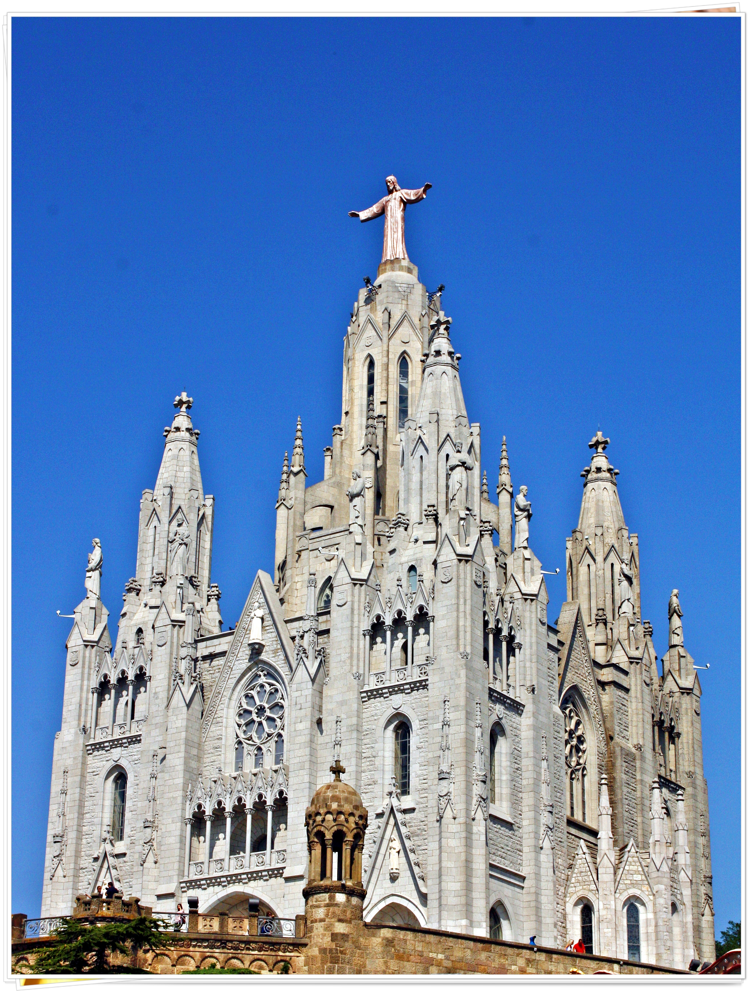 Sagrat Cor Church in Tibidabo - Barcelona, Spain 2013