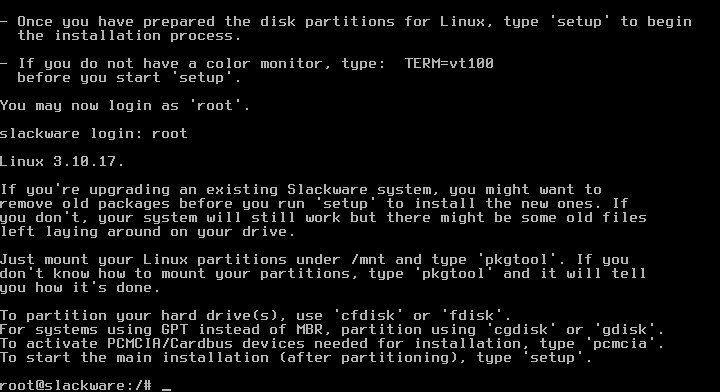 Скриншоты Slackware 14.1