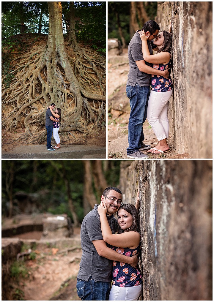 Engagement photos falls park