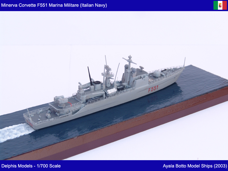 Corvette Minerva F551 Marina Militare - Delphis Models 1/700 21765286495_d3d1d55179_c