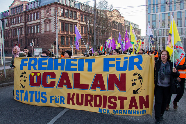 Demo „Freiheit für Öcalan“