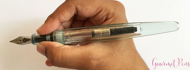 Review Franklin-Christoph Model 66 Antique Glass Fountain Pen @1901FC 12