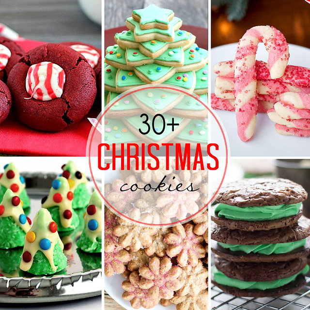 30+ Christmas Cookies! So many delicious Christmas cookie recipes in one place - you are sure to find something you love!