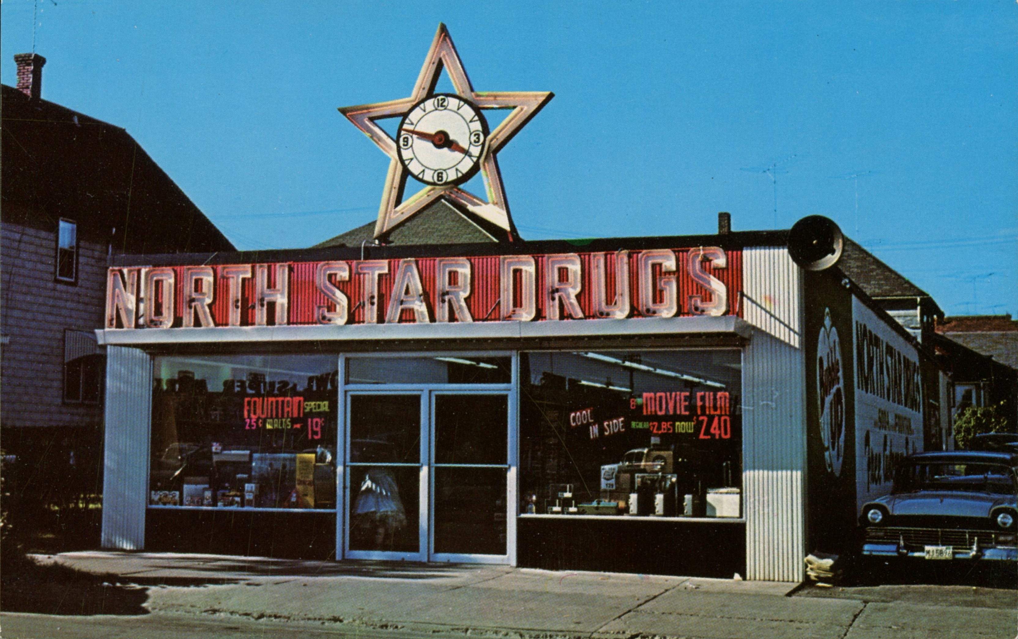 North Star Drugs - Virginia, Minnesota U.S.A. - 1950s