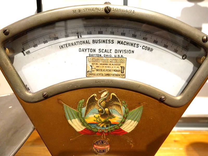 Turns out IBM used to make kitchen scales