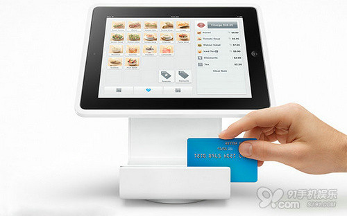 Turned into a POS cash register, iPad exclusive accessories, Square Stand