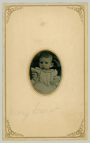 Small tintype of baby