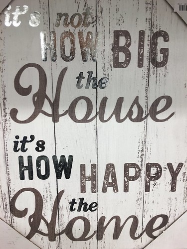 happy home sign