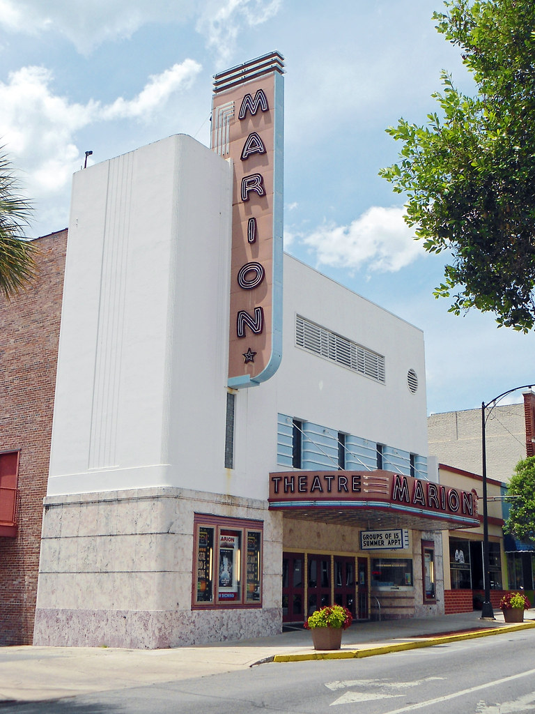 Marion Theatre, Ocala | Historic Art Deco movie theater stil… | Flickr
