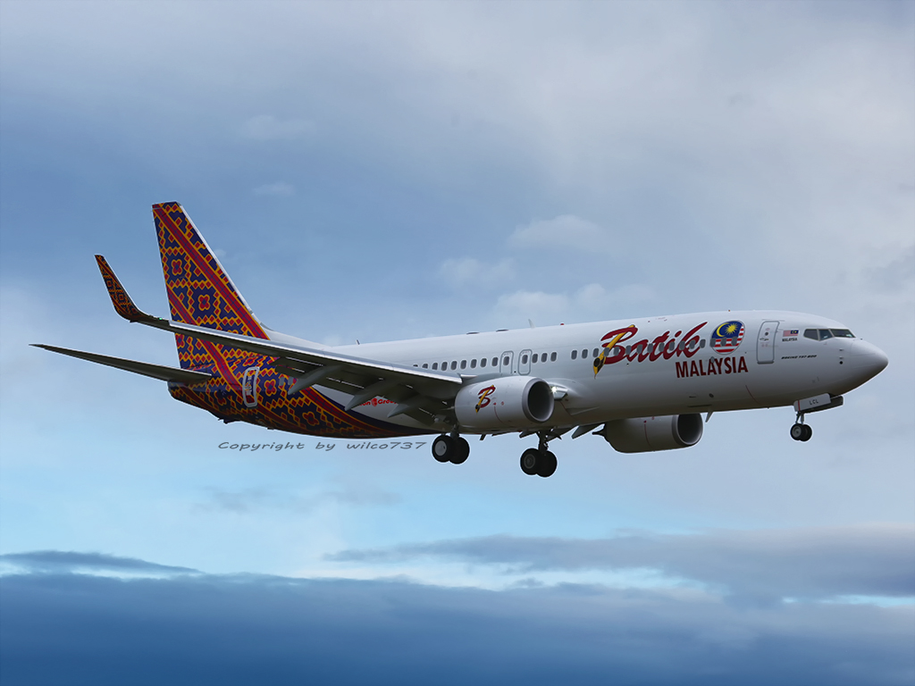  Batik Air Malaysia Boeing 737 800 at PAE 9M LCL First 
