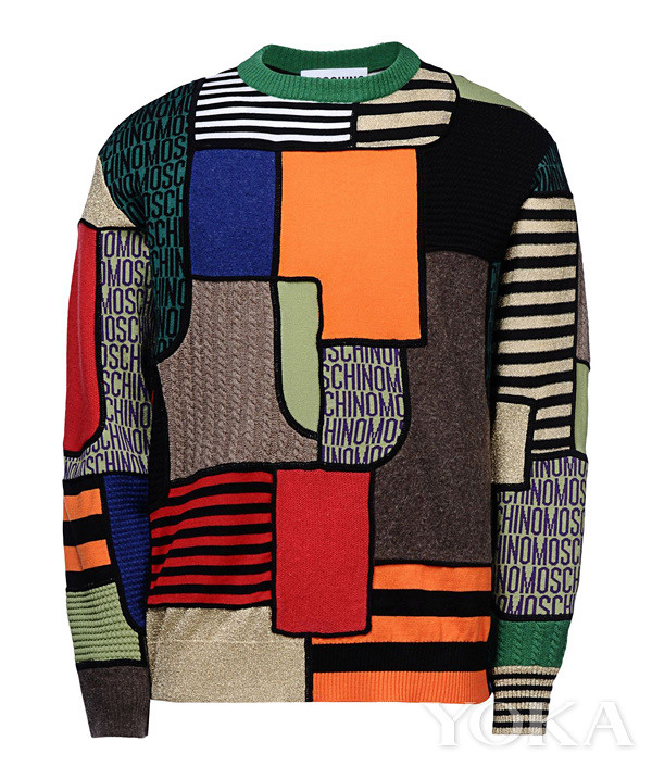 MOSCHINO autumn/winter 2015 mosaic patterned sweaters RMB 4,990