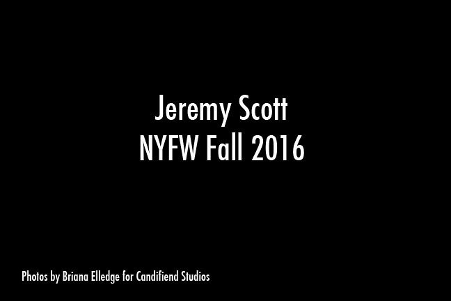 NYFW FW 2016 | Jeremy Scott