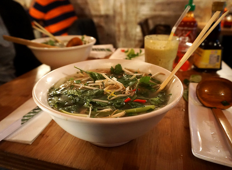 Vietnamese Pho soup from Pho | Gluten free Shoreditch guide | Gluten free London | Brick Lane | Old Street | Spitalfields | Hoxton | East London
