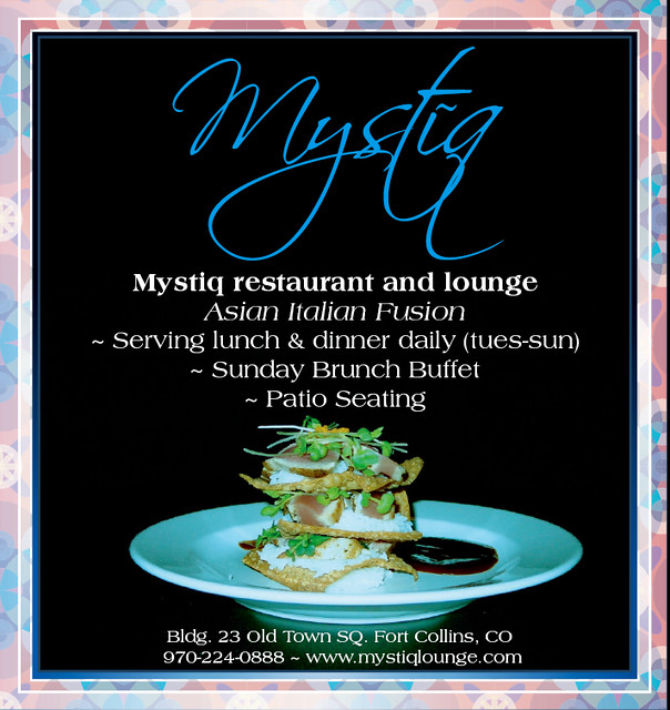 Mystiq Restaurant Newspaper Ad  Client: Mystiq Martini 