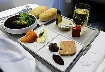 Air France Business catering entrada Massaud (RD)
