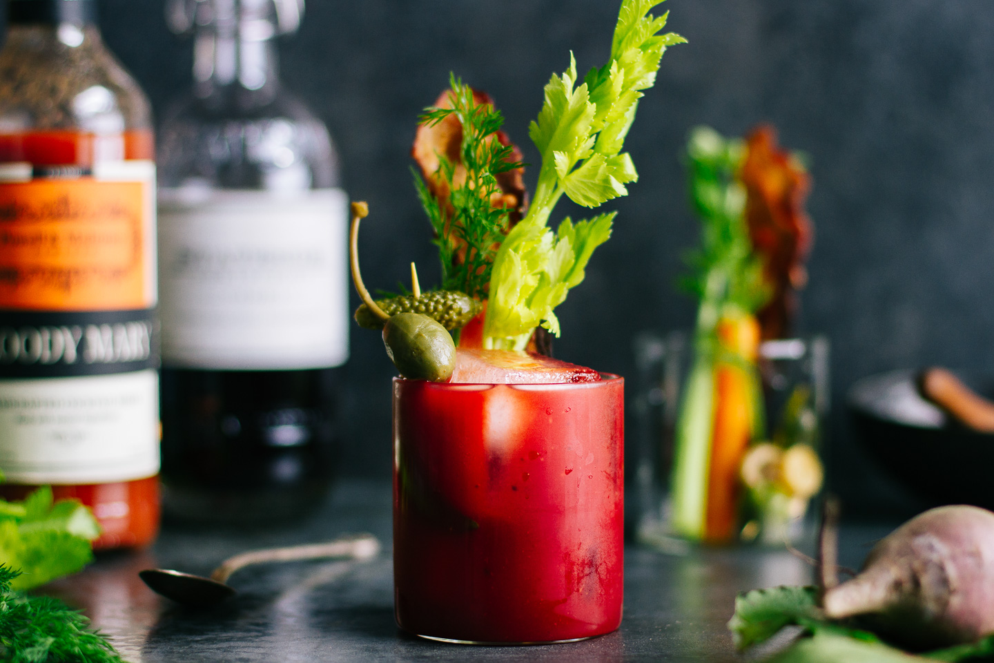 Dill & Beet Infused Bloody Mary