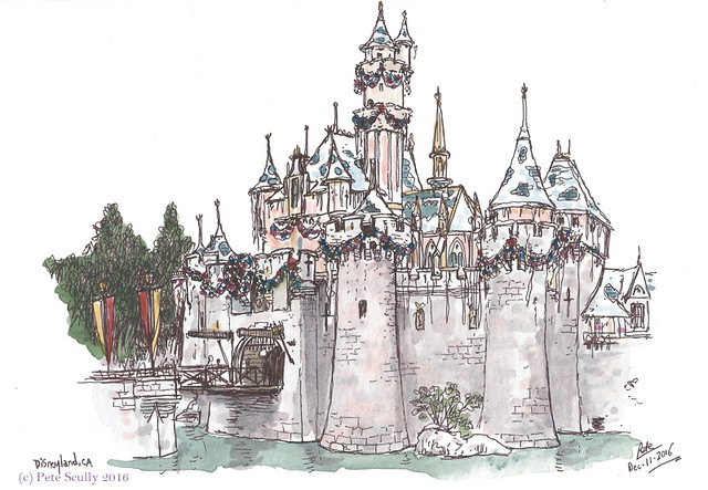 Disneyland Castle Dec2016