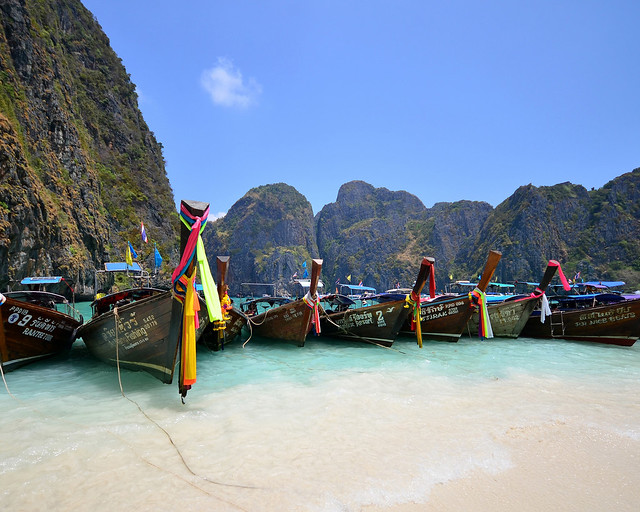 Maya Beach, la playa más visitada de Tailandia