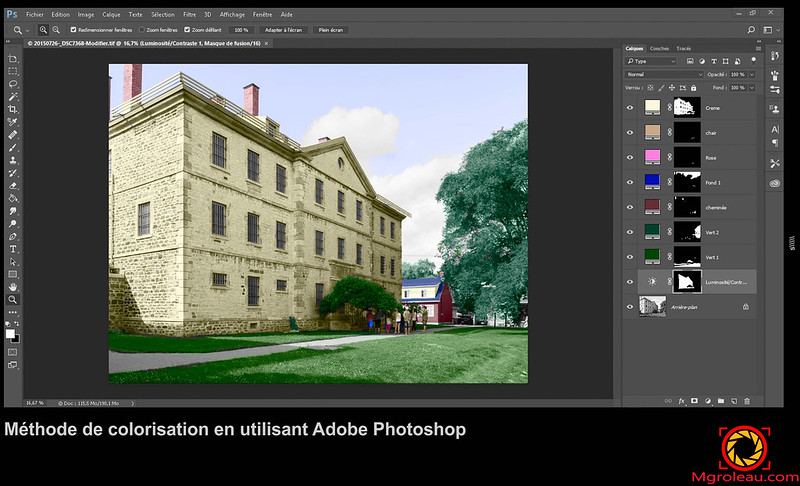 Méthode de colorisation en utilisant Adobe Photoshop