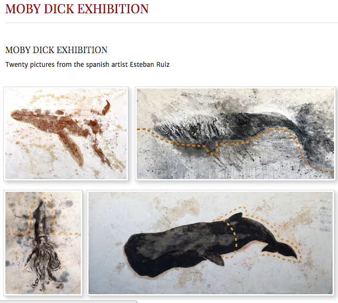 moby dick exhibition