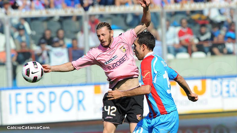 L'autorete di Balzaretti che avvia il 4-0 rossazzurro al Palermo