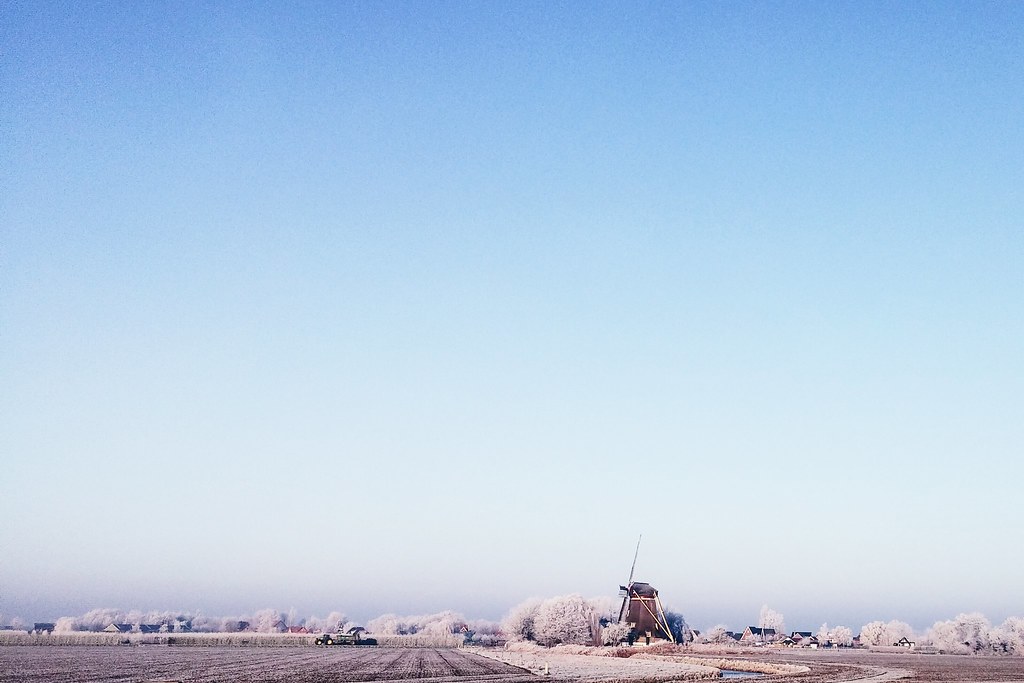 Dutch winter landscape-