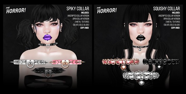 The Horror!~Spiky & Squishy Collars @ ROMP