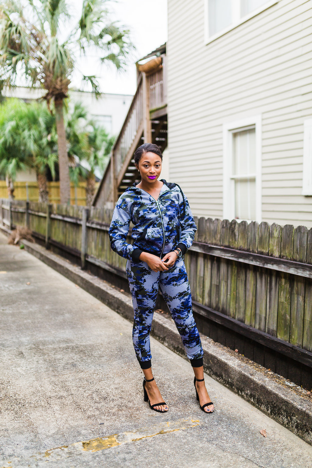 how to style a tracksuit, candace hampton