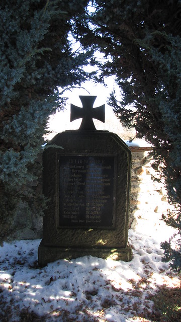 pomník obětem 1. světové války v Horním Slavkově