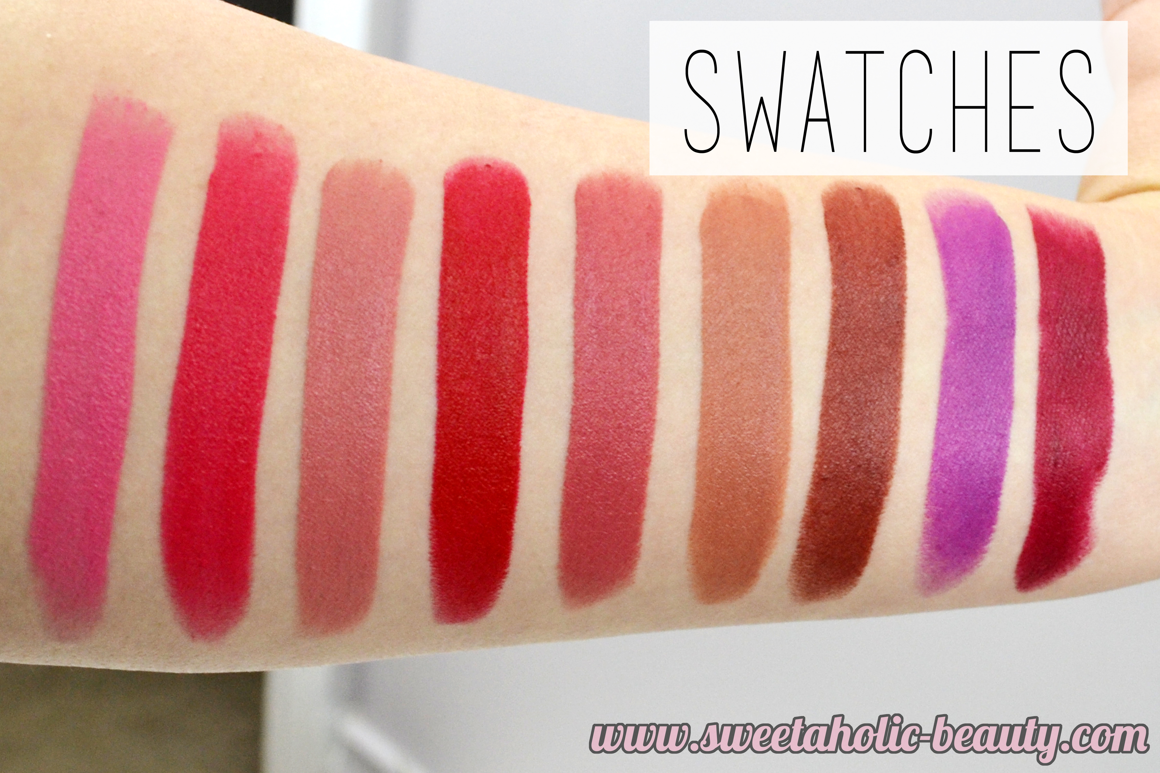 Rimmel London The Only 1 Matte Lipstick Collection Review & Swatches - Sweetaholic Beauty