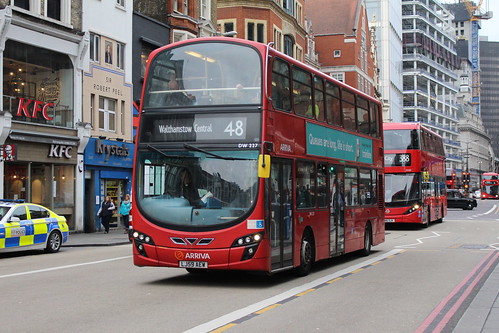Arriva London DW227 on Route 48, Liverpool Street