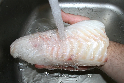 20 - Kabeljau waschen / Wash codfish