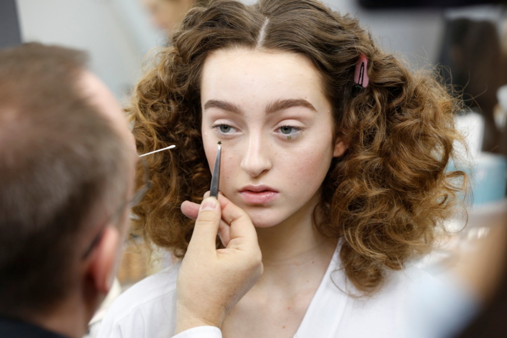 Backstage at Christian Dior Couture Spring 2017