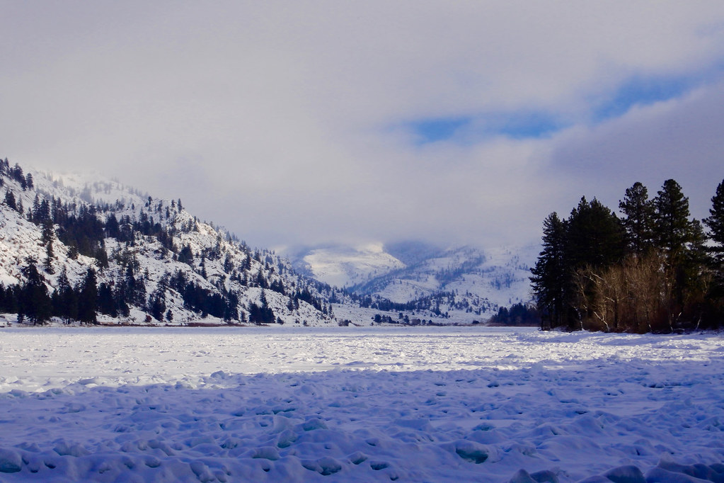 Flathead River ~ frozen