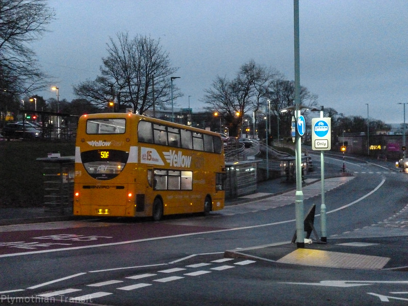 New Bus stops in use