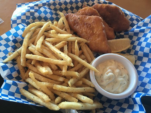 fish and chips with French fries