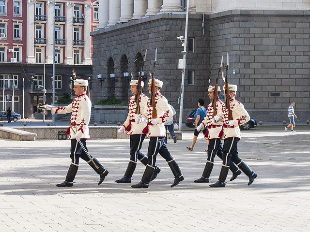 National Guards at the Presidency Building - Sofia - Bulgaria