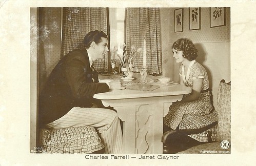 Janet Gaynor and Charles Farrell in Sunnyside Up (1929)