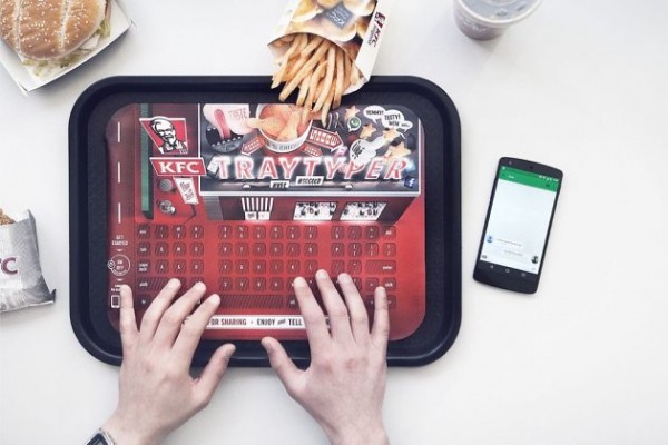 KFC keyboard tray, feeding type balance