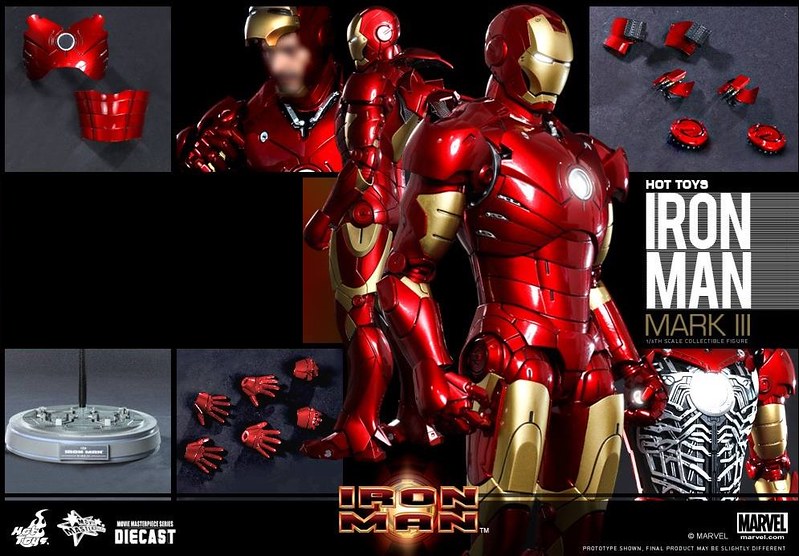  [Venda] Iron Man Mark III Diecast Hot Toys - Lacrado - R$ 1.580,00 23119403831_8428efe59a_c