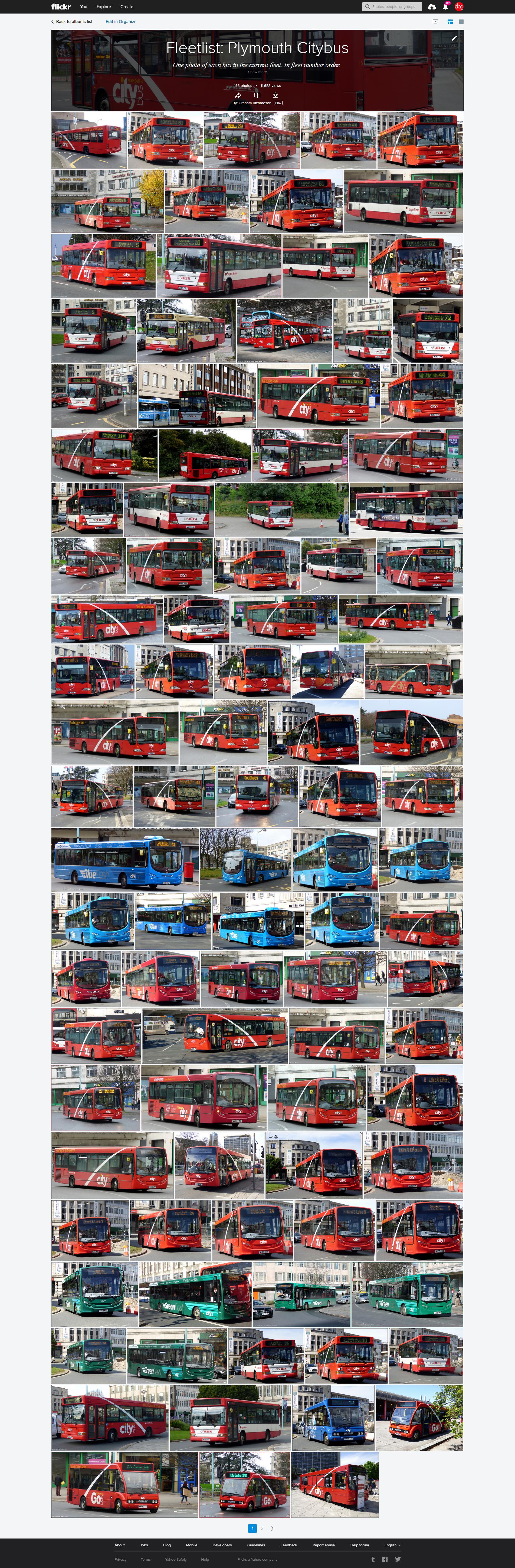 Fleetlist- Plymouth Citybus - FlickrA